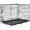 Dog Fantasy klietka skládacia M čierná 2 dvere 75 x 46 x 53 cm Dog Fantasy klietka skládacia M čierná 2 dvere 75 x 46 x 53 cm