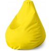 Sablio Sedací vak Pear Žltá 2 - 140 x 100 x 25 cm Sablio Sedací vak Pear Žltá 2 - 140 x 100 x 25 cm