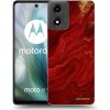 Picasee silikónový čierny obal pre Motorola Moto E14 - Red Picasee silikónový čierny obal pre Motorola Moto E14 - Red