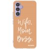 Picasee silikonový průhledný obal pro Samsung Galaxy A54 5G A546B - Boss Mama Picasee silikonový průhledný obal pro Samsung Galaxy A54 5G A546B - Boss Mama
