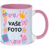 Hrnček s fotkou farebný rámik Narodeniny 3 350 ML FOTOpošta Farba: RUŽOVÝ Hrnček s fotkou farebný rámik Narodeniny 3 350 ML FOTOpošta Farba: RUŽOVÝ