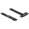 Delock Adaptér M.2 kľúč M na PCIe x4 NVMe, obdĺžnikový, s dĺžkou kábla 20 cm Delock Adaptér M.2 kľúč M na PCIe x4 NVMe, obdĺžnikový, s dĺžkou kábla 20 cm