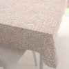 Biante Zamatový obdĺžnikový obrus Tamara TMR-029 Ružovobéžové hexagony s čiernym žíhaním 130x180 cm Biante Zamatový obdĺžnikový obrus Tamara TMR-029 Ružovobéžové hexagony s čiernym žíhaním 130x180 cm