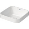 Duravit Happy D.2 Plus - Umývadlová misa zápustná 40x40 cm, alpská biela 2359400000 Duravit Happy D.2 Plus - Umývadlová misa zápustná 40x40 cm, alpská biela 2359400000