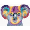 Diamondi Diamantové maľovanie - FAREBNÁ KOALA NA BIELOM POZADÍ Rámovanie: vypnuté plátno na rám, Rozmer: 40x50 cm Diamondi Diamantové maľovanie - FAREBNÁ KOALA NA BIELOM POZADÍ Rámovanie: vypnuté plátno na rám, Rozmer: 40x50 cm