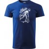 Sablio Tričko s potlačou Skate or Die Keep or Rolin - modré 5XL Sablio Tričko s potlačou Skate or Die Keep or Rolin - modré 5XL