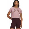 Under Armour Dámske tričko Rival Logo SS ružová