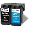 Tinta Canon PG-545 XL BK + CL-546 XL Color - kompatibilný