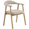 ACTONA Židle Addi béžová / dub Monza 60 ACTONA Židle Addi béžová / dub Monza 60