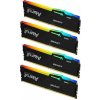 DDR 5 64GB . 6000MHz. CL40 FURY Beast Black RGB Kingston XMP (4x16GB) KF560C40BBAK4-64 DDR 5 64GB . 6000MHz. CL40 FURY Beast Black RGB Kingston XMP (4x16GB) KF560C40BBAK4-64