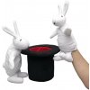 Bob 42 cm a Bobek 35 cm v klobouku, maňásci, 3dílná sada, plyšové hračky Bob 42 cm a Bobek 35 cm v klobouku, maňásci, 3dílná sada, plyšové hračky