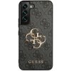Guess PU 4G Metal Logo púzdro Samsung Galaxy S23 sivé GUHCS23S4GMGGR