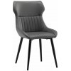 Tempo Kondela Jedálenská stolička, tmavosivá/čierna, SAGARA Tempo Kondela Jedálenská stolička, tmavosivá/čierna, SAGARA