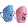Hrnček dojčenský plast 250ml potlač ružový CZ Hrnček dojčenský plast 250ml potlač ružový CZ