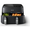 Teplovzdušná fritéza Philips s dvojitým košom - 9 litrov Philips Teplovzdušná fritéza Philips s dvojitým košom - 9 litrov Philips