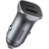 UGREEN USB-C PD+USB-A QC 24W Fast Car Charger Gray UGREEN USB-C PD+USB-A QC 24W Fast Car Charger Gray