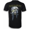 Tričko metal ROCK OFF Iron Maiden Powerslave Head & Logo Čierna Tričko metal ROCK OFF Iron Maiden Powerslave Head & Logo Čierna