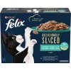 Felix Deliciously Sliced losos, tuniak, treska, platýs v želé 12 x 80 g Felix Deliciously Sliced losos, tuniak, treska, platýs v želé 12 x 80 g