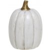 Chic Antique Biela antik dekorácia tekvice Pumpkin gold - Ø 8*13 cm - Chic Antique Chic Antique Biela antik dekorácia tekvice Pumpkin gold - Ø 8*13 cm - Chic Antique