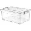 Home Dóza plastová s kolieskami 40 L 62x40x26,7 cm