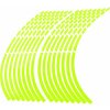 SEFIS Reflexné delené prúžky na kolesa motocykla fosforově zelená SEFIS Reflexné delené prúžky na kolesa motocykla fosforově zelená