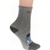 Detské tmavo-sivé ponožky CAIN Detské tmavo-sivé ponožky CAIN