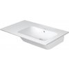 Duravit ME by Starck - Asymetrické umývadlo, 83x49 cm, s WonderGliss, biela 23468300601 Duravit ME by Starck - Asymetrické umývadlo, 83x49 cm, s WonderGliss, biela 23468300601