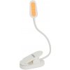LUNESTO LED Lampička na čítanie bez modrej zložky s CLIP-ONEM biela LUNESTO LED Lampička na čítanie bez modrej zložky s CLIP-ONEM biela