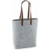 BagBase Plstená taška BG738 Grey Melange 29x38x12 cm
