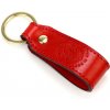 Kožená kľúčenka Florence BRE-2 červená vzorovaná 10 x 2 x 2,5 cm Kožená kľúčenka Florence BRE-2 červená vzorovaná 10 x 2 x 2,5 cm