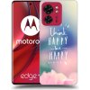Picasee silikónový čierny obal pre Motorola Edge 40 - Mysli pozitívne! Picasee silikónový čierny obal pre Motorola Edge 40 - Mysli pozitívne!