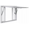 VEVOR Okno Serwisowe 124,8x94,3CM Stop Aluminium 4Ekrany Z Sitem VEVOR Okno Serwisowe 124,8x94,3CM Stop Aluminium 4Ekrany Z Sitem