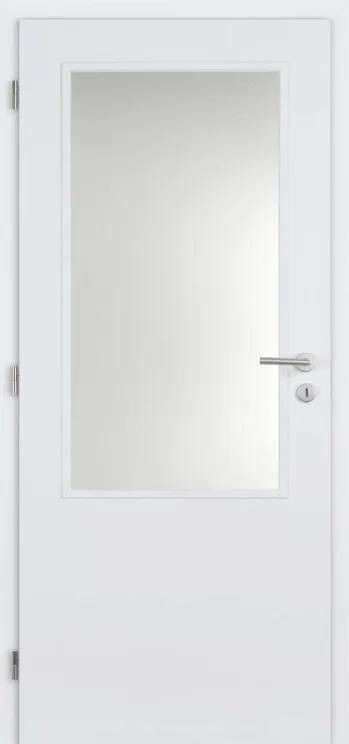 Doornite Basic 2/3 sklo lakované biele 70 cm ľavé