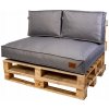 Golden Garden Paletové sedenie GG79 - podsedák a vankúš 120cm x 80cm x 15cm penový granulát sivá 1 Golden Garden Paletové sedenie GG79 - podsedák a vankúš 120cm x 80cm x 15cm penový granulát sivá 1