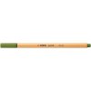 Liner, 0,4 mm, STABILO Point 88, machovo zelený Liner, 0,4 mm, STABILO Point 88, machovo zelený