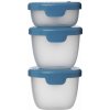 b.box Sada krabičiek Snack tubs 3ks - modré b.box Sada krabičiek Snack tubs 3ks - modré