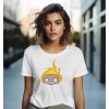 Bullshirt.sk Dámske tričko - Burn Biela XL Bullshirt.sk Dámske tričko - Burn Biela XL
