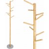 Bambusový vešiak na stromček so žulovým podstavcom, 8 háčikov, 182cm, prírodný Springos Bambusový vešiak na stromček so žulovým podstavcom, 8 háčikov, 182cm, prírodný Springos