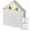 EMOS LED adventný kalendár drevený, 35x33 cm, 2x AA, vnútorný, teplá biela, časovač DCWW02 EMOS LED adventný kalendár drevený, 35x33 cm, 2x AA, vnútorný, teplá biela, časovač DCWW02