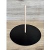 Podnos kruh 8 mm s tyčou - Čierny - Priemer 44 cm (Podnos pod tortu s tyčou) Podnos kruh 8 mm s tyčou - Čierny - Priemer 44 cm (Podnos pod tortu s tyčou)