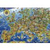 Educa Šílená mapa Evropy 500 dielov