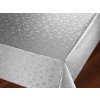 PVC obrus v šírke 140cm - celá rolka 20 metrov - motív STRIEBORNÝ KVET RELIÉF PVC obrus v šírke 140cm - celá rolka 20 metrov - motív STRIEBORNÝ KVET RELIÉF