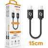 Datový kabel ALIGATOR POWER USB-C/USB-C 15cm Datový kabel ALIGATOR POWER USB-C/USB-C 15cm