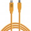 Tether Tools CUC2415-ORG USB-C to 2.0 Mini B, 5-Pin, 4,6m, oranžový Tether Tools CUC2415-ORG USB-C to 2.0 Mini B, 5-Pin, 4,6m, oranžový