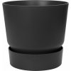 Elho Kvetináč s miskou plastový 25 x 23,3 cm čierny Elho Kvetináč s miskou plastový 25 x 23,3 cm čierny