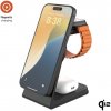 Stojánek s bezdrátovým nabíjením 3v1 FIXED MagPowerstation Alu 2 s podporou MagSafe, 15W+3.5W+2.5W, Qi2, černý Stojánek s bezdrátovým nabíjením 3v1 FIXED MagPowerstation Alu 2 s podporou MagSafe, 15W+3.5W+2.5W, Qi2, černý