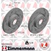 Brzdový kotúč ZIMMERMANN 100.3300.53 Brzdový kotúč ZIMMERMANN 100.3300.53