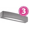 PN42100014 BLOCO nástenné záhradné LED svietidlo 10W strieborné Panlux PN42100014 BLOCO nástenné záhradné LED svietidlo 10W strieborné Panlux