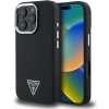 Guess PU Grained Triangle Logo Zadní Kryt pro iPhone 16 Pro Black Guess PU Grained Triangle Logo Zadní Kryt pro iPhone 16 Pro Black