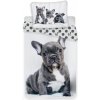 Jerry Fabrics bielizeň Bulldog 140x200 70x90 Jerry Fabrics bielizeň Bulldog 140x200 70x90